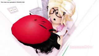 (Roblox) two roblox girls poop