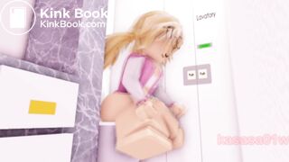 (Roblox) two roblox girls poop