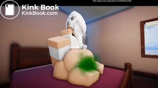 Roblox girl farting and Scat