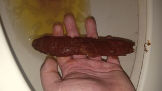 Pooping in my hand - video 2