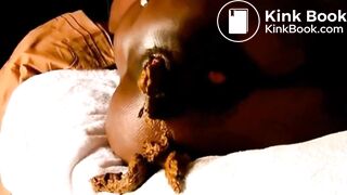 OLDIE BUT GOODIE SEXY EBONY ASSHOLE & SHITTING