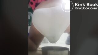 She pushed out a kinda painful poop