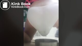 She pushed out a kinda painful poop