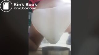 She pushed out a kinda painful poop