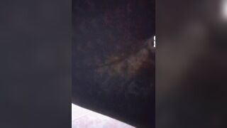 Thai girl diarrhea in legging at home