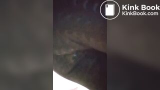 Thai girl diarrhea in legging at home