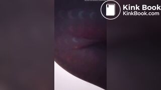 Thai girl diarrhea in legging at home