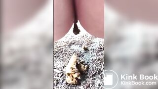 An outdoor poo compilation..