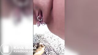 An outdoor poo compilation..