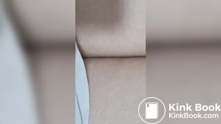 Korean girl painful pooping