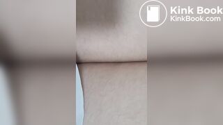 Korean girl painful pooping