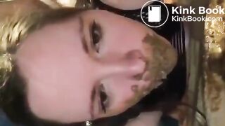 horny slut fucked with a shitty face