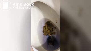 BBW creamy shit in toilet