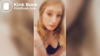 Amateur girl blonde eating the poo in toilet