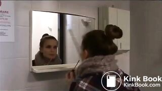 Girl has to hold her diarrhea