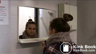 Girl has to hold her diarrhea