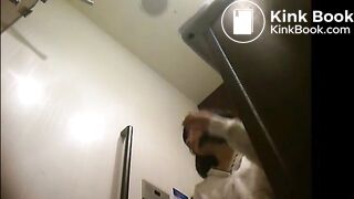 JAPANESE GIRL POOPS AT CAFE TOILET - video 15