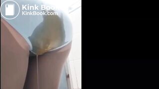 Girl has diarrhea 4 times in swim suit