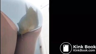 Girl has diarrhea 4 times in swim suit