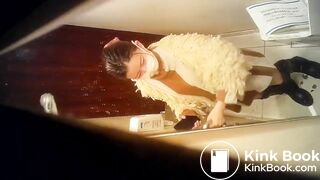 Japanese girl pooping on toilet - video 18