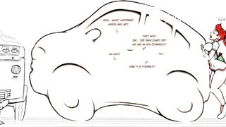 Girl vores and shits a bus!