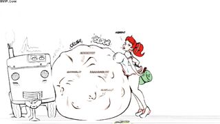 Girl vores and shits a bus!