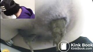 Many Jap girls with amazing assholes , use same toilet