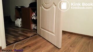 Hiding to mess her diaper..