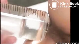 Shitting after enema - video 3