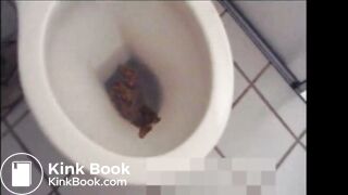 Sexy girl shitting twice
