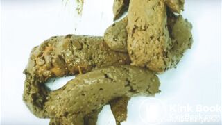 Large pile of turds in sink