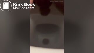 Girlfriend taking a big dump