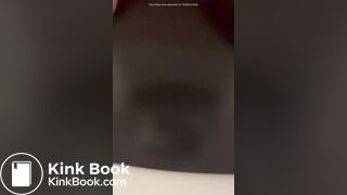 Girlfriend taking a big dump