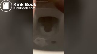 Girlfriend taking a big dump