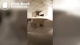 Desperate jogger absolutely blows up public toilet