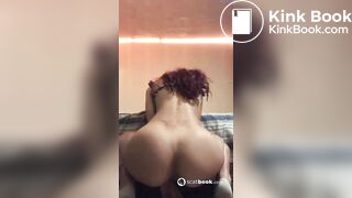 Cute brunette shitting 1