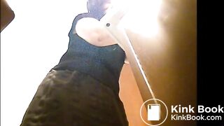 Japanese girl pooping on toilet - video 22