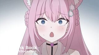 Cat girl soils her panties trying to get to the toilet