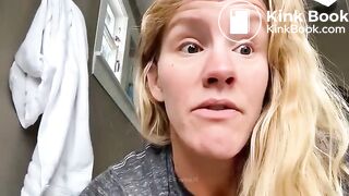 this girl shit a monster looking turd