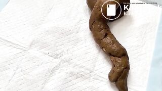 this girl shit a monster looking turd