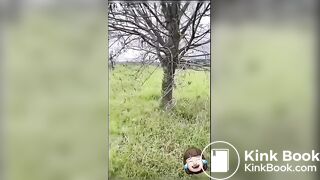 Influencer latina takes a shit outdoor instagram story