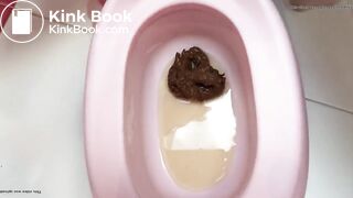 Polish girl potty poo..