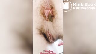 Woman poop - video 4