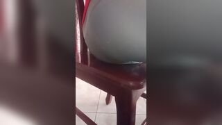 Thai girl sharting poop