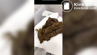 Cute Teen big turd pile