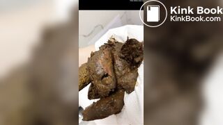 Cute Teen big turd pile