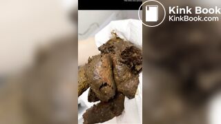 Cute Teen big turd pile