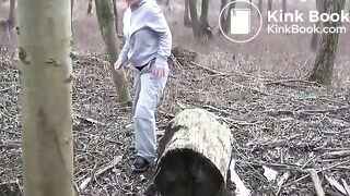 Early spring poo in the woods..