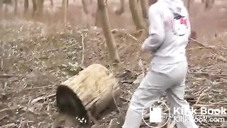 Early spring poo in the woods..