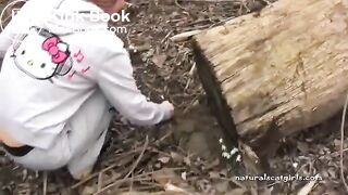 Early spring poo in the woods..